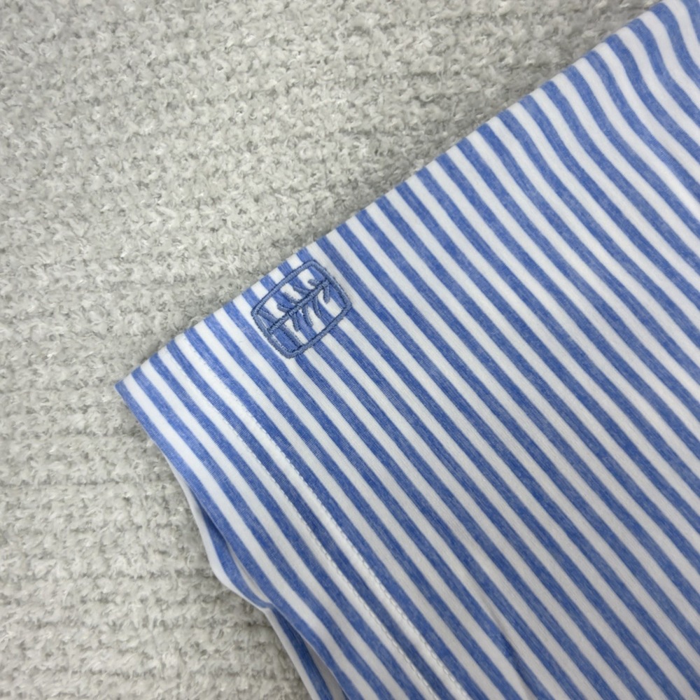 NWT Vineyard Vines Winstead Sankaty Polo Shirt Men XL Ocean Breeze Stripe Golf - Picture 3 of 8